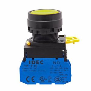 YW1B-M1E10Y IDEC Nút ấn nhả màu vàng 1NO