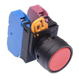 YW1B-M1E11R IDEC Nút ấn nhả màu đỏ 1NO-1NC