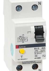 Cầu dao BV-D 2P 25A 300mA Aptomat Mitsubishi