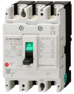 Cầu dao khối đúc NF125-CV 3P 63A 100A Mitsubishi 1 Cầu dao khối đúc NF125-SV 2P 80A Mitsubishi