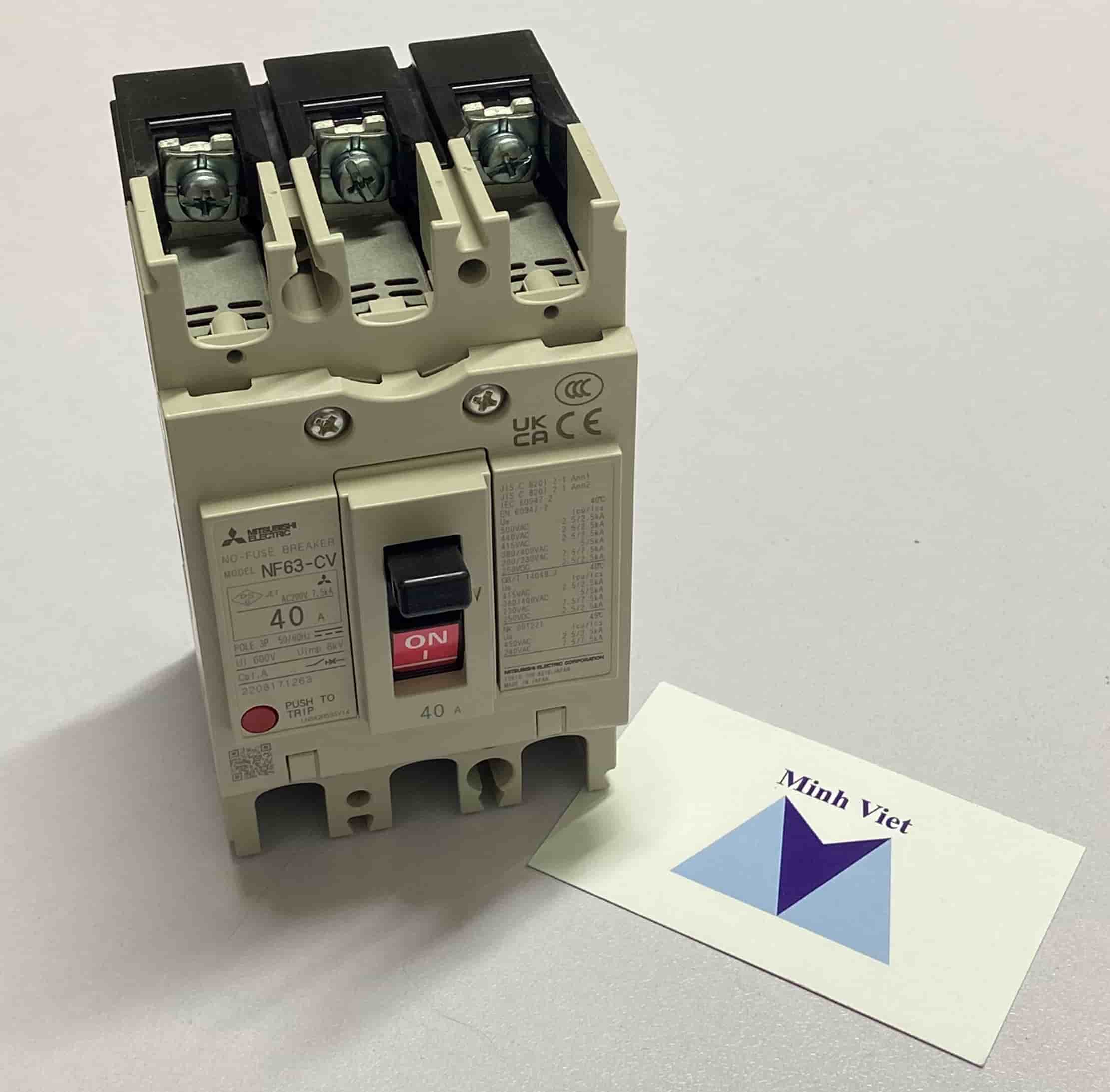 Cầu dao khối đúc NF125-HV 4P 125A Mitsubishi