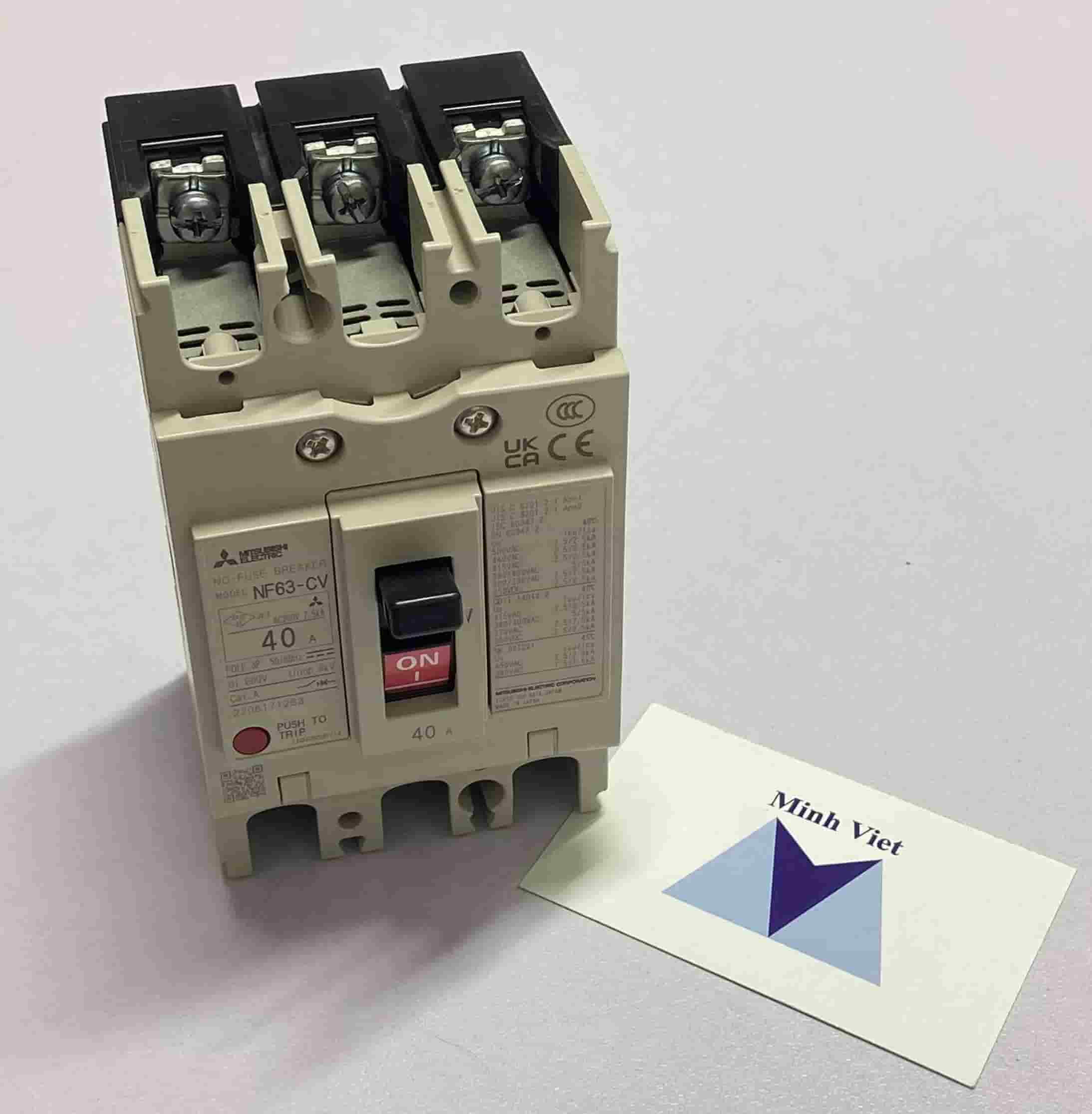 Cầu dao khối đúc NF63-HV 4P 32A Mitsubishi 1 Cầu dao khối đúc NF63-HV 4P 32A Mitsubishi