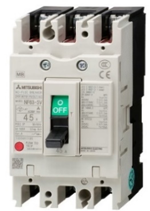 Cầu dao khối đúc NF63-SV 3P 30A Mitsubishi 1 Cầu dao khối đúc NF63-SV 3P 30A Mitsubishi