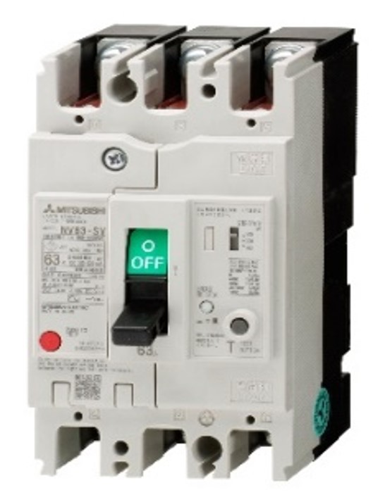Cầu dao chống rò dạng khối NV63-SV 2P 50A 30mA Mitsubishi 1 Cầu dao chống rò dạng khối NV63-SV 2P 50A 30mA Mitsubishi