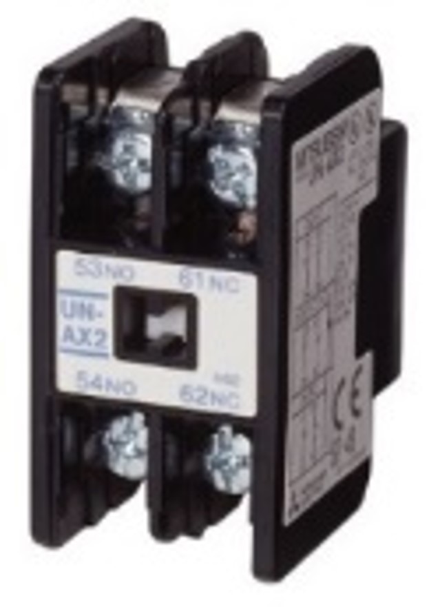 Tiếp điểm phụ UN-AX2 2B Mitsubishi 1 Tiếp điểm phụ UN-AX2 2B Mitsubishi