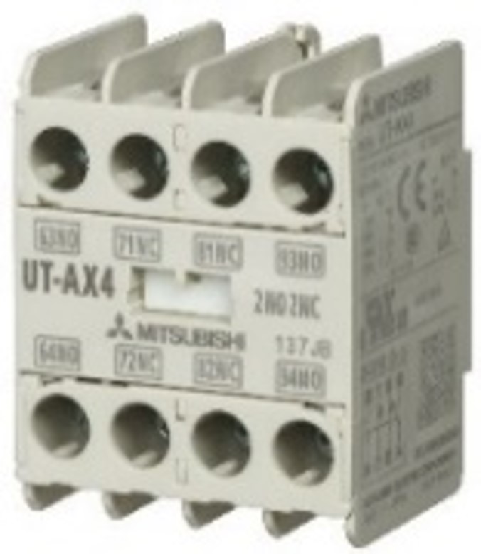 Tiếp điểm phụ UT-AX4SQ 2A2B Mitsubishi 1 Tiếp điểm phụ UT-AX4SQ 2A2B Mitsubishi