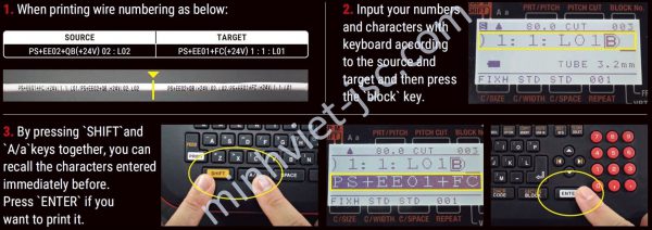 Nhập lại tự động khối ký tự vừa nhập trước đó