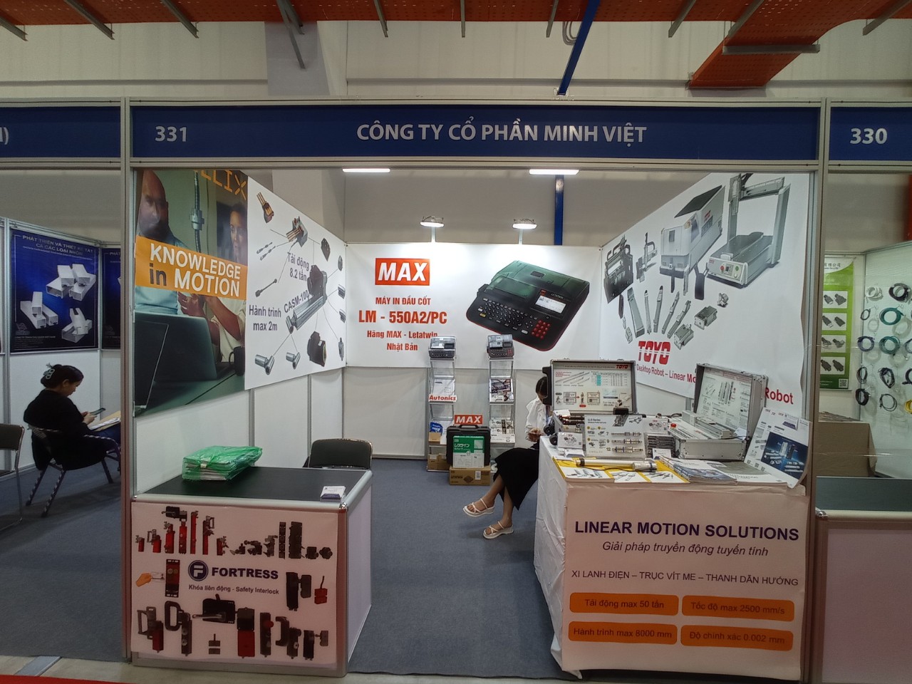 Minh Viet Jsc. tham gia trien lam VIMF VIAF 2023 tai Binh Duong