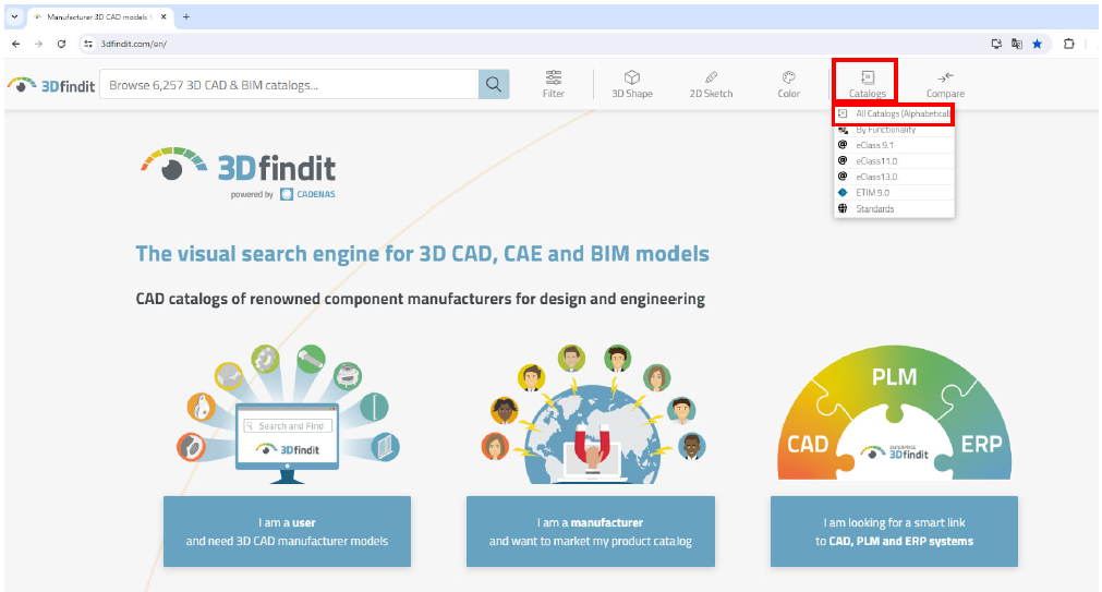 Bước 3: Chọn mục “Catalog”, chọ “All catalog” để tiến lành truy cập full catalog