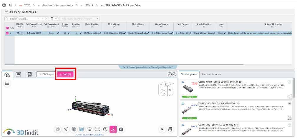 Bước 5: Chọn mã hang cần tải và lựa chọn các thông số cần tài về